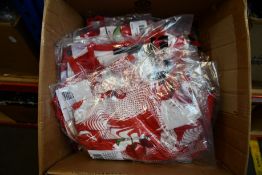 A quantity of as new Jaded London ruched side tank tops in cherry dot print (All size 6,