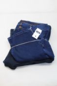 Three pairs of Alberto jeans (W32/L32).