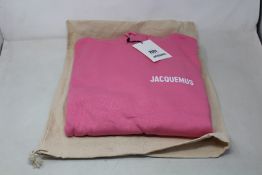 An as new Jacquemus Le Sweatshirt in pnk (XS).