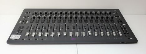 A pre-owned Avid S3 Compact 16-fader EUCON Control Surface (P/N: 9100-65452-11 D) (Untested, sold as