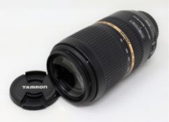 A pre-owned Tamron 70-300mm f/4-5.6 SP Di VC USD Lens (Boxed).