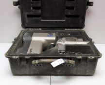 A pre-owned Digitrak Falcon F5 HDD Horizontal Directional Drilling Receiver with one battery pack, c