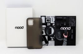 A quantity of as new Nood Slim Minimal iPhone 12 Cases in Transparent Black (Approximately 50 units)