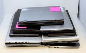 COLLECTION ONLY: Fourteen assorted Dell laptops sold for parts (All with storage removed and/or othe