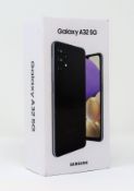SOLD FOR PARTS: An as new Samsung Galaxy A32 5G (SM-A326B/DS) 64GB in Awesome Black (Remote manageme