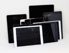 Eleven pre-owned Apple iPads sold for parts (All iCloud locked unless otherwise noted): 1 x iPad Pro