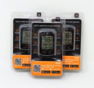 Three as new XOSS G+ GPS Bike Computers (Packaging sealed).