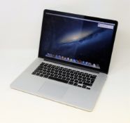 A pre-owned Apple MacBook Pro (Retina, 15-inch, Early 2013) with Intel Core i7 2.4GHz CPU, 16GB DDR3