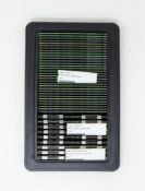 A quantity of pre-owned memory modules to include; 32 x HP 500205-171 8GB 2Rx4 PC3-10600 DDR3, 6 x H