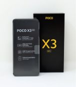 A boxed as new Xiaomi Poco X3 NFC 6GB/128GB in Shadow Grey (EU plug & USB-C cable included. Box seal
