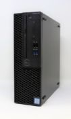 A pre-owned Dell OptiPlex 3070 SFF PC with Intel Core i5-8500 3.00GHz CPU, 8GB RAM, 256GB SSD runnin
