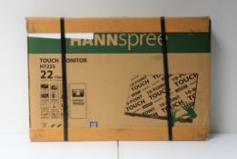 A boxed as new HANNspree HT225HPB 21.5
