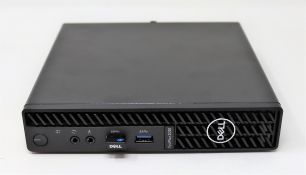 A pre-owned Dell Optiplex 3080 micro PC with Intel Core i5-10500T CPU, 8GB RAM and 256GB NVMe SSD (B