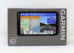A boxed as new Garmin Dezl LGV700 7