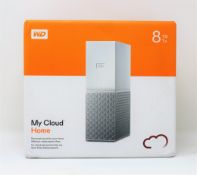 A boxed as new WD My Cloud Home 8TB Personal Cloud Storage Drive (Box sealed).