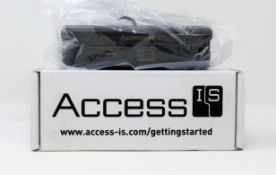 A boxed as new Access IS OCR316e USB OCR/Passport Reader.