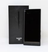 SOLD FOR PARTS: A pre-owned Samsung Galaxy Note10+ 5G SM-N976B 256GB in Aura Black (Damaged screen g