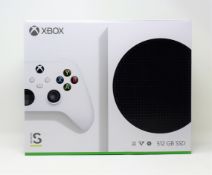A boxed as new Microsoft Xbox Series S 512GB All Digital Console in White (M/N: RRS-00001) (Box seal