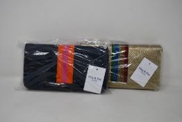 Two as new Meg & Bee London Major Money Kit purses (RRP £95 each).