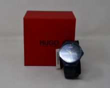 A gents as new Hugo Boss Smash wrist watch.