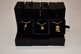 Fifteen items of assorted Haraves jewellery to include 5x Globes, 5x Dagger and 5x Jesus.