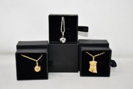 Fifteen items of assorted Haraves jewellery to include 5x silver and 5x gold Globes and 5x Jesus.