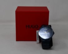 A gents as new Hugo Boss Smash wrist watch.