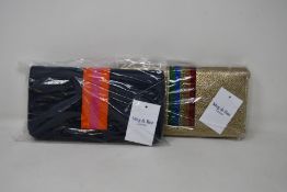 Two as new Meg & Bee London Major Money Kit purses (RRP £95 each).