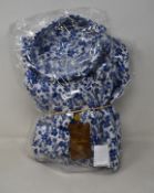 Two as new Stenstroms blue/white shirts (M).