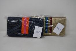 Two as new Meg & Bee London Major Money Kit purses (RRP £95 each).