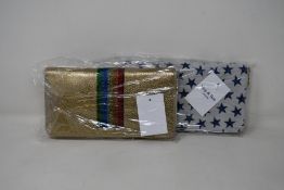 Two as new Meg & Bee London Major Money Kit purses (RRP £95 each).