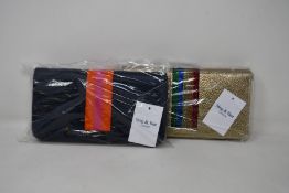 Two as new Meg & Bee London Major Money Kit purses (RRP £95 each).