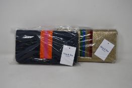 Two as new Meg & Bee London Major Money Kit purses (RRP £95 each).