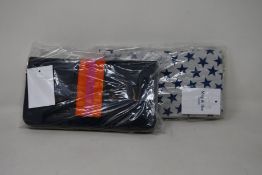 Two as new Meg & Bee London Major Money Kit purses (RRP £95 each).