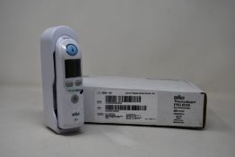 A boxed as new Braun ThermoScan PRO 6000 ear thermometer (#REF: 06000-200).