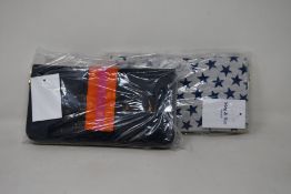 Two as new Meg & Bee London Major Money Kit purses (RRP £95 each).