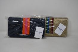 Two as new Meg & Bee London Major Money Kit purses (RRP £95 each).