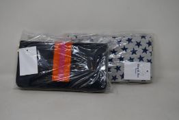 Two as new Meg & Bee London Major Money Kit purses (RRP £95 each).