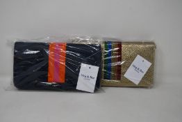 Two as new Meg & Bee London Major Money Kit purses (RRP £95 each).