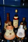 Four bottles of Bells Collectable Bells whisky's to include The Birth of Prince William (21st June