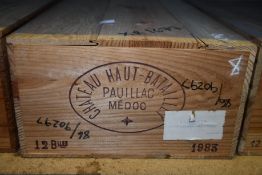 An unopened case of 1983 Chateau Haut Batailly Pavullac Medoc (12 bottles) (Over 18s only).
