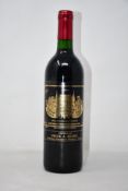 A bottle of 1990 Chateau Palmer Margeaux Medoc (Over 18s only).