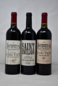 Four bottles of Saint Emilion by Order of the Shelby Company 2019 wine (750ml) and two bottles of