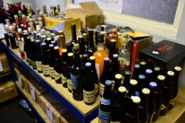 A quantity of assorted alcohols to include beers, wines, mixers and non-alcoholic spirits (Over