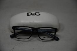 A pair of as new Dolce & Gabbana glasses frames.