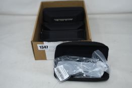 Seven pairs of as new Land Rover glasses frames with cases.