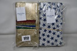 Two as new Meg & Bee London Major Money Kit purses (RRP £95 each).