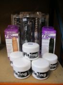 Boxed as new World of Dongs European Lover adult toys, two Wand Vibrators , two Doc Johnson Vac U