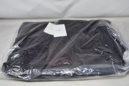 An as new John Henric knitted jacket in dark brown (L - RRP £129).