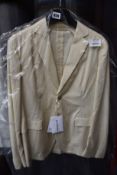 An as new Acne Studios suit jacket/blazer in champagne (Size 48).